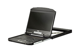 Výsuvná konzole 19", krátká, LCD 18.5", klávesnice UK, touchpad, USB, VGA (CL3100NX)