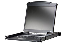 Výsuvná konzole 19", single rail, LCD 19", USB + PS/2, VGA, GB (CL3000N)