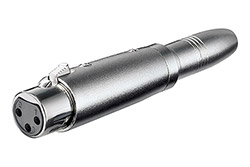 XLR redukce, XLR3(F) - jack 6,3(F)