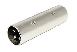 XLR spojka, XLR(M) - XLR(M)