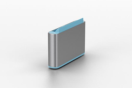 Záslepka pro USB C port 10ks, modrá