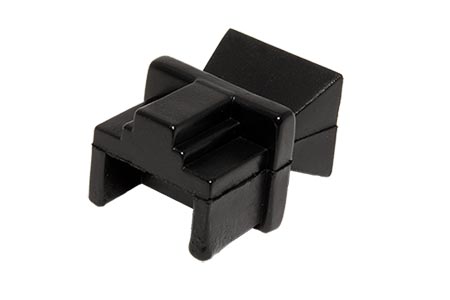 Záslepka RJ45, 10ks, černá