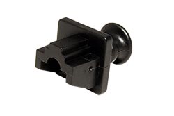 Záslepka RJ45, černá, 10ks