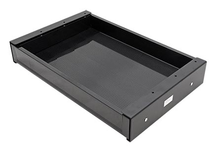 Zásuvka pod stůl, šířka 420mm, černá